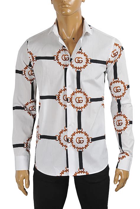 chemise gucci|Gucci dress shirts for men.